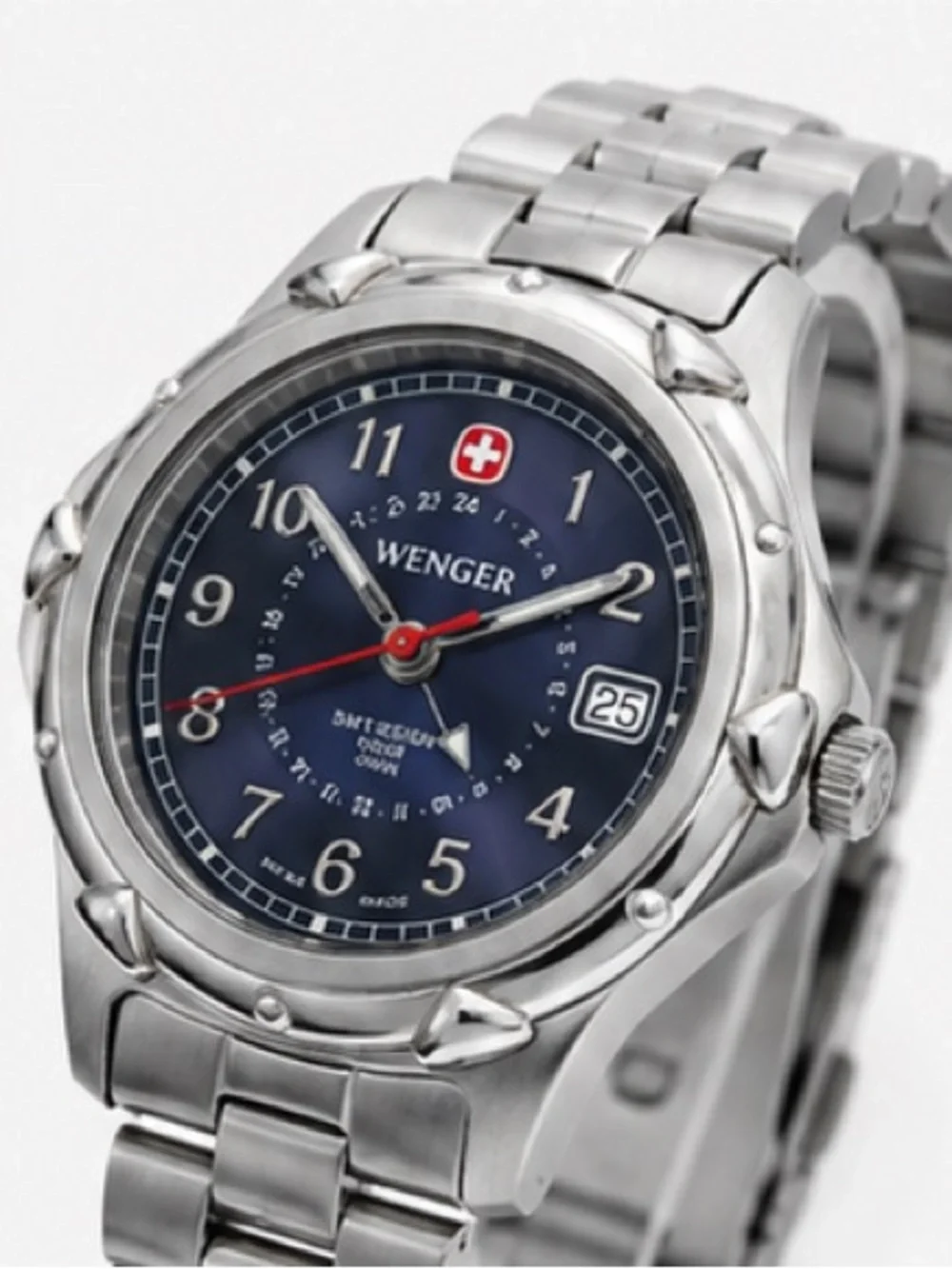 Unisex Stainless Steel Bracelet Watch - Blue Dial